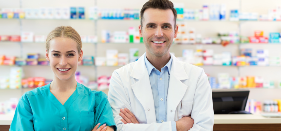 pharmacist smiling